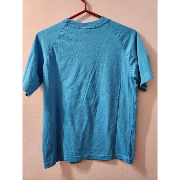 Adidas Snap Crackle Pop Rice Krispies T-Shirt Size Large Blue Made In Canada - Picture 3 of 7